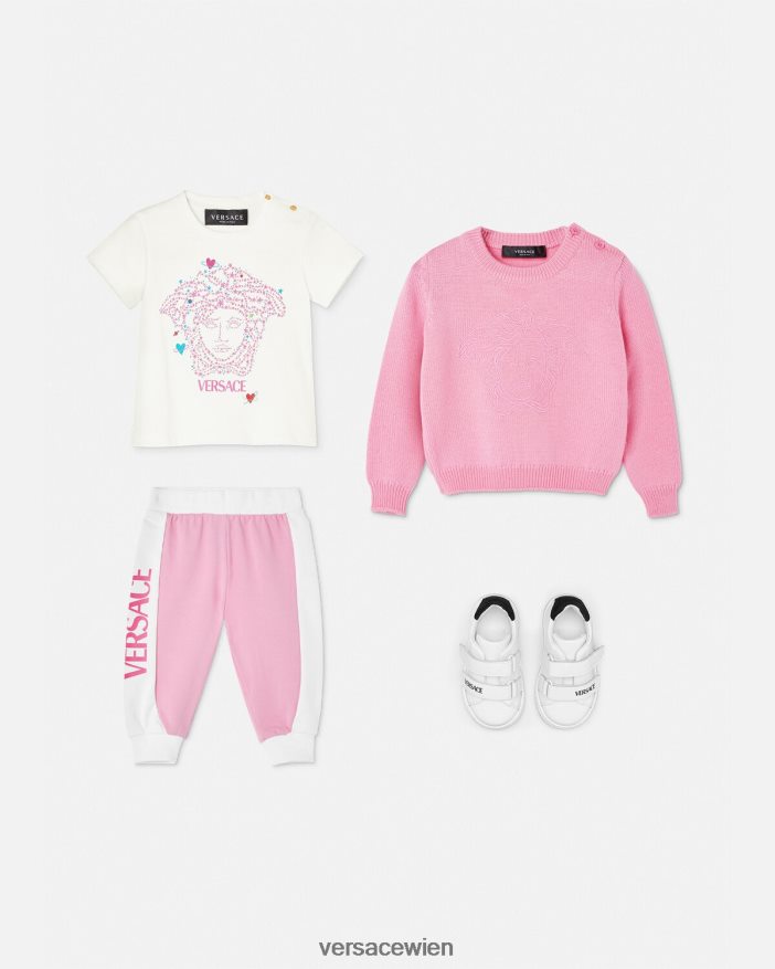 6p910 Baby-Jogginghose mit Logo Versace Kinder Kleidung 8N4XJD1857