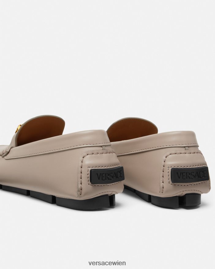 Beige La Medusa Fahrerschuhe Versace Männer Schuh 8N4XJD1601