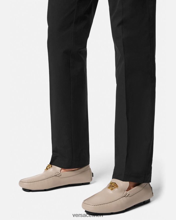 Beige La Medusa Fahrerschuhe Versace Männer Schuh 8N4XJD1601