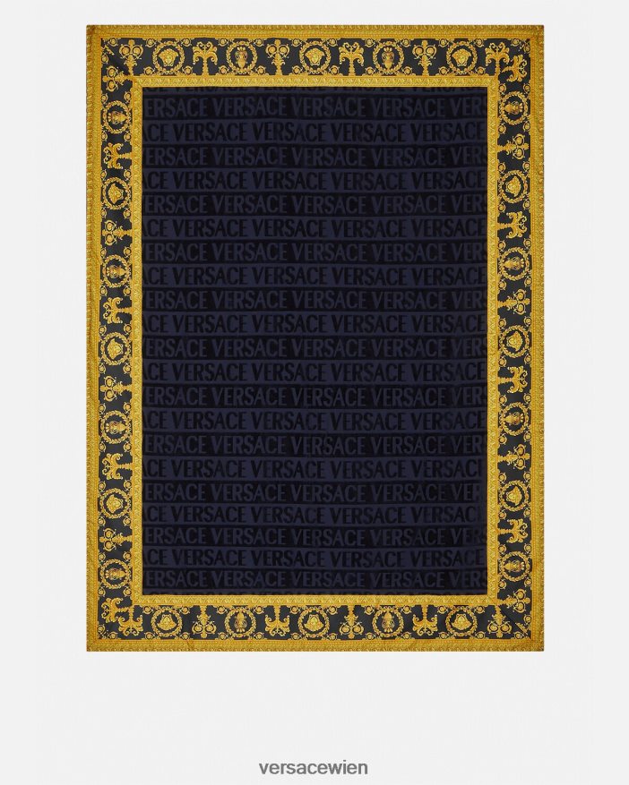 Blau Ich barockes Strandtuch Versace Frauen Unterwäsche und Strandbekleidung 8N4XJD1200
