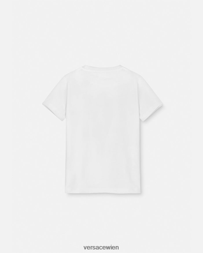 Blau Kaninchen-T-Shirt zum Mondneujahr Versace Kinder Kleidung 8N4XJD1991