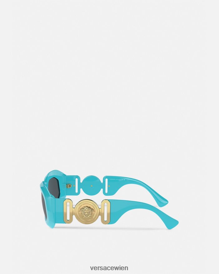 Blau Maxi-Medusa-Biggie-Sonnenbrille Versace Frauen Zubehör 8N4XJD594