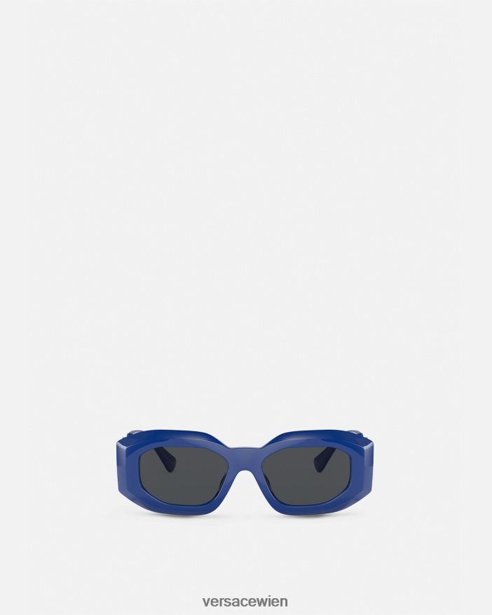 Blau Maxi-Medusa-Biggie-Sonnenbrille Versace Frauen Zubehör 8N4XJD693