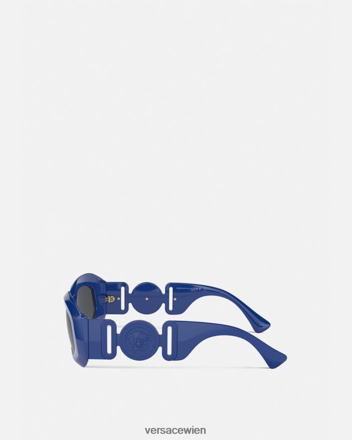 Blau Maxi-Medusa-Biggie-Sonnenbrille Versace Frauen Zubehör 8N4XJD693
