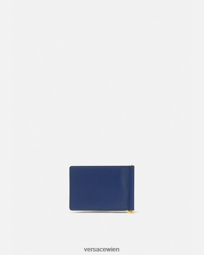 Blau Medusa Biggie Bifold-Clip-Geldbörse Versace Männer Zubehör 8N4XJD1632