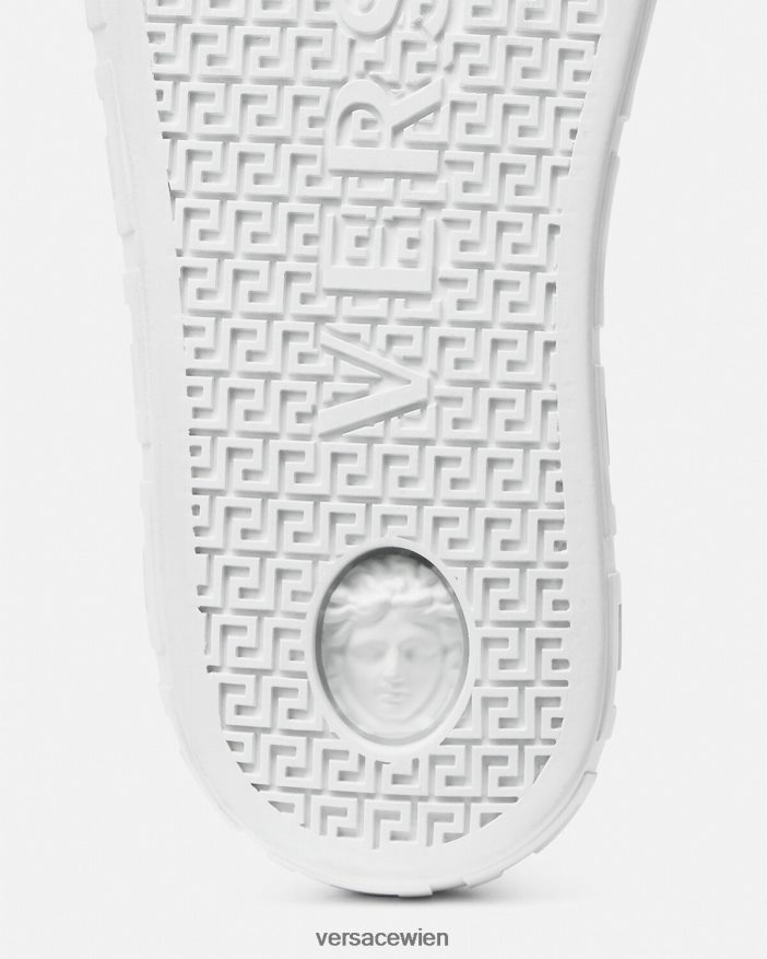Blau Weiss Greca-Sneaker Versace Männer Schuh 8N4XJD1558