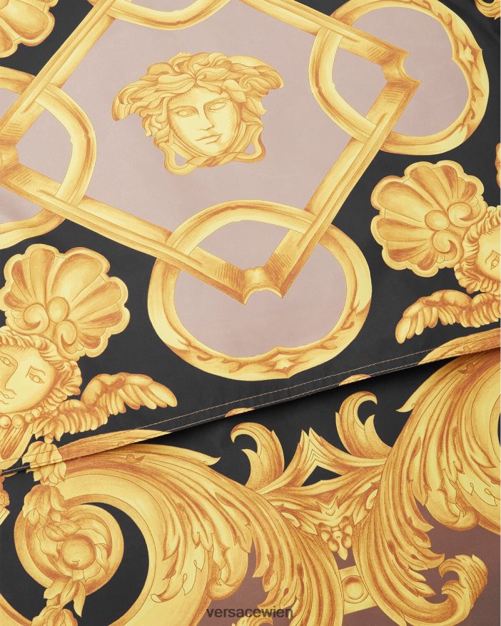 Braun  Gold Barocco 660 Windjacke Versace Männer Kleidung 8N4XJD1241