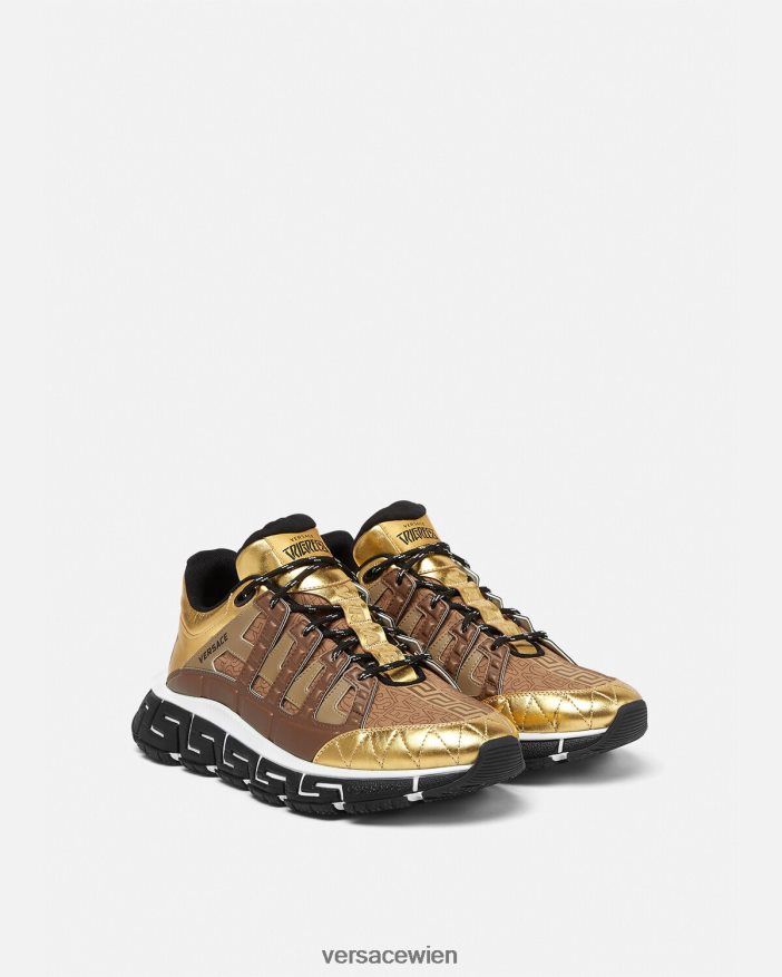 Braun  Gold Trigreca-Sneaker Versace Männer Schuh 8N4XJD1512