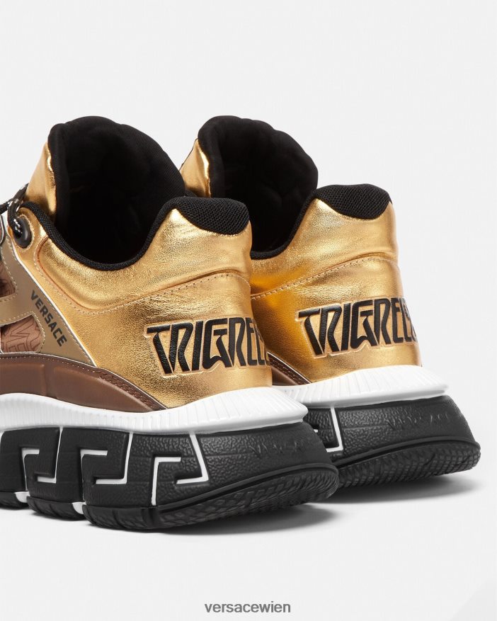 Braun  Gold Trigreca-Sneaker Versace Männer Schuh 8N4XJD1512