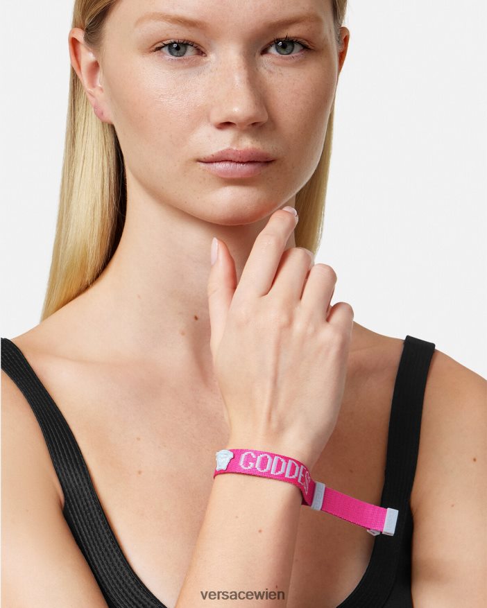 Fuchsie Göttinnen-Festival-Armband Versace Frauen Zubehör 8N4XJD854