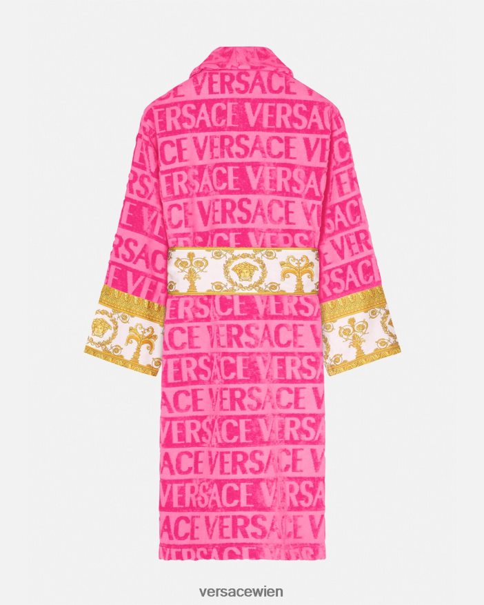 Fuchsie Ich barocker Bademantel Versace Frauen Unterwäsche und Strandbekleidung 8N4XJD1094