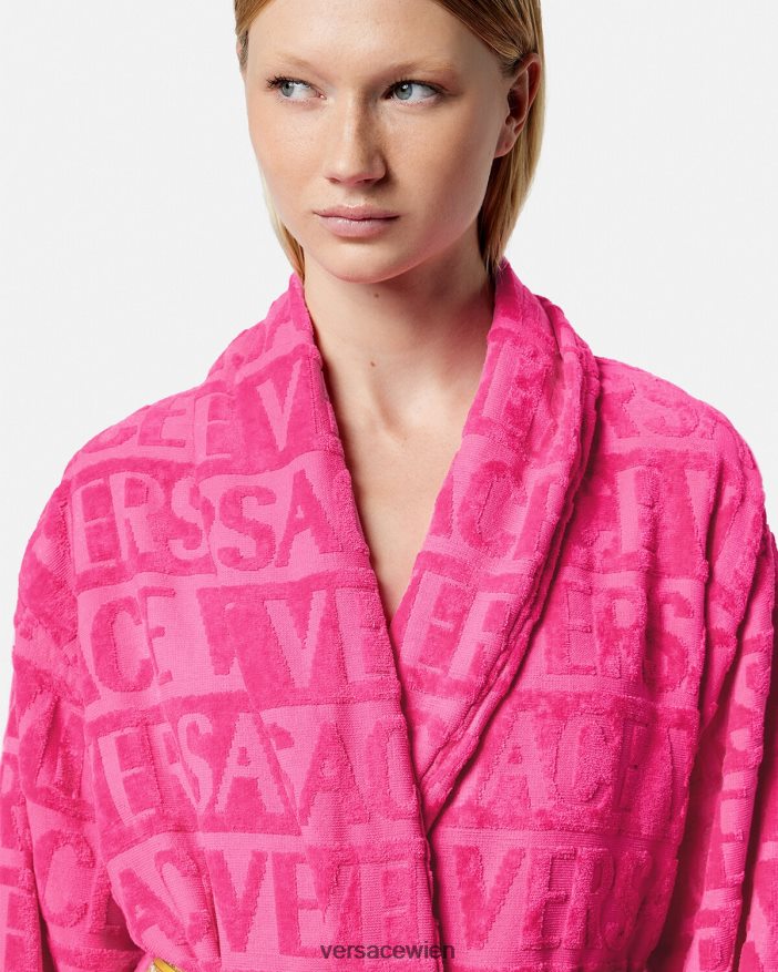 Fuchsie Ich barocker Bademantel Versace Frauen Unterwäsche und Strandbekleidung 8N4XJD1094