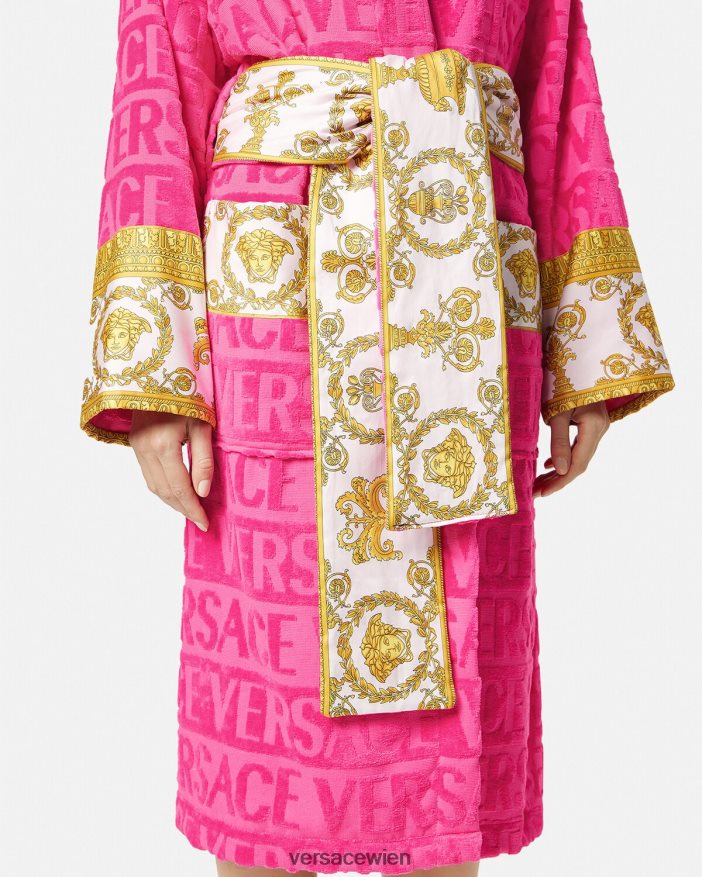 Fuchsie Ich barocker Bademantel Versace Frauen Unterwäsche und Strandbekleidung 8N4XJD1094