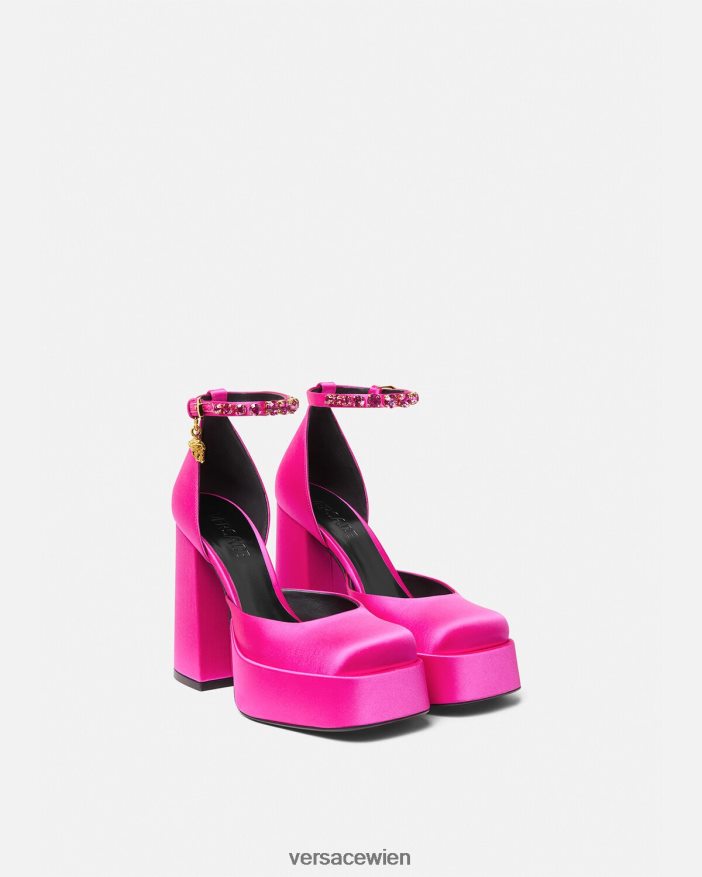 Fuchsie Medusa Aevitas Einzelplattformpumpen Versace Frauen Schuh 8N4XJD416