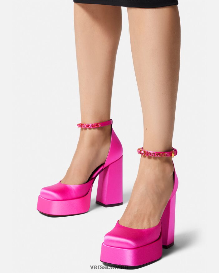 Fuchsie Medusa Aevitas Einzelplattformpumpen Versace Frauen Schuh 8N4XJD416