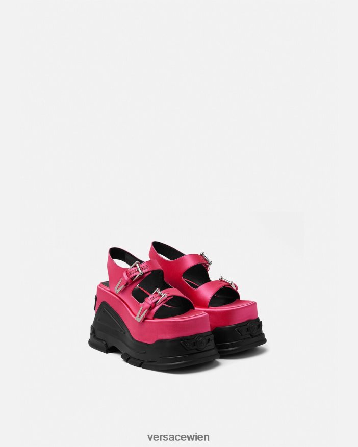 Fuchsie Medusa Anthem Plateausandalen Versace Frauen Schuh 8N4XJD460