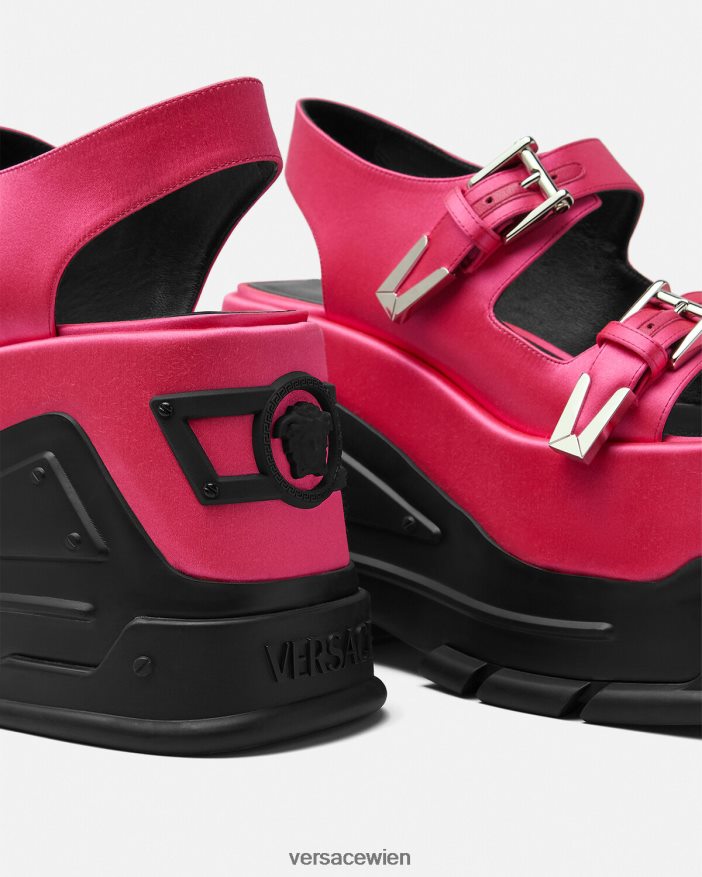 Fuchsie Medusa Anthem Plateausandalen Versace Frauen Schuh 8N4XJD460