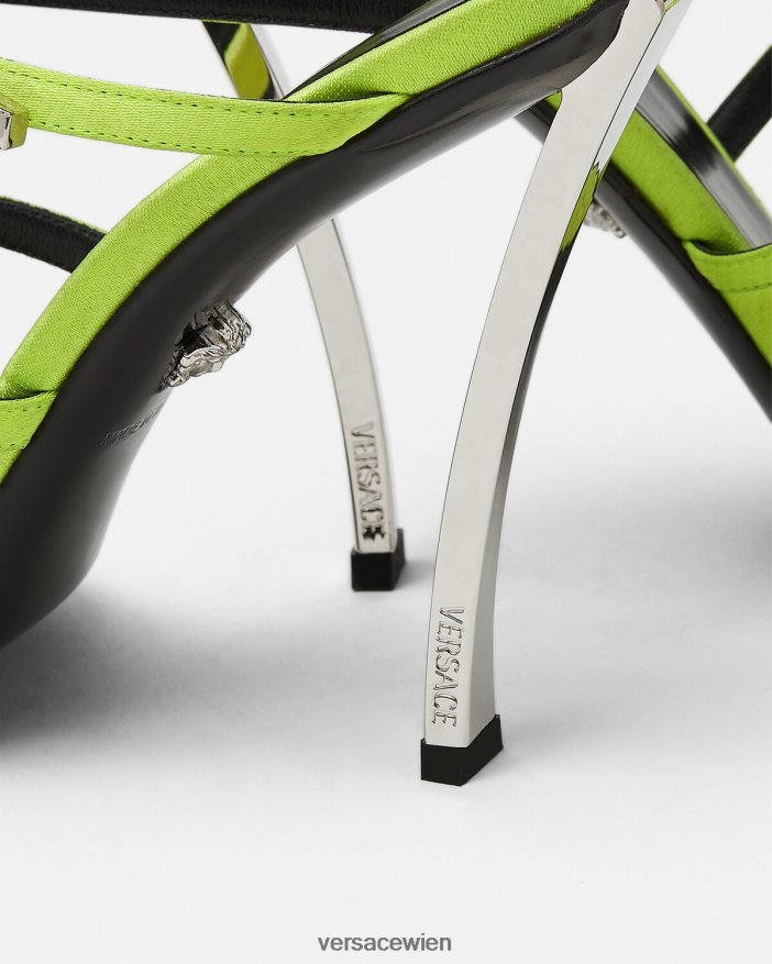 Gelb punktgenaue Sandalen Versace Frauen Schuh 8N4XJD399