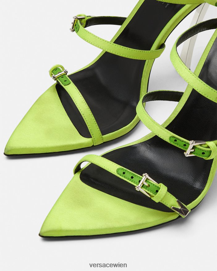 Gelb punktgenaue Sandalen Versace Frauen Schuh 8N4XJD399