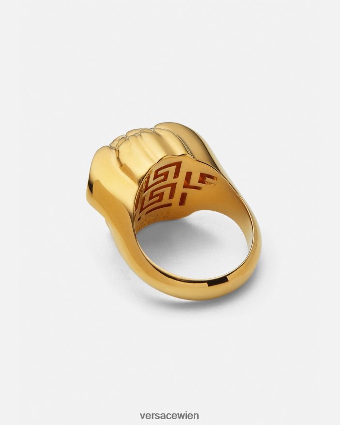 Gold Der Medusa-Ring Versace Frauen Zubehör 8N4XJD781