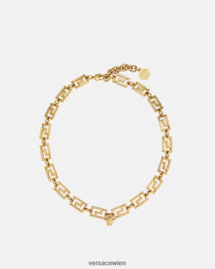 Gold Greca-Halskette Versace Frauen Zubehör 8N4XJD745