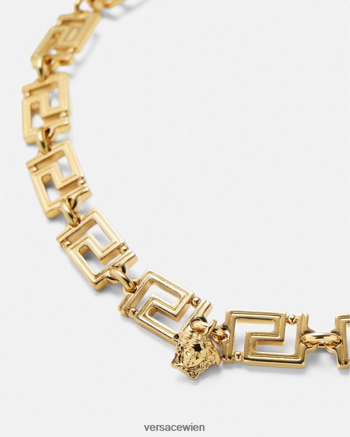Gold Greca-Halskette Versace Frauen Zubehör 8N4XJD745