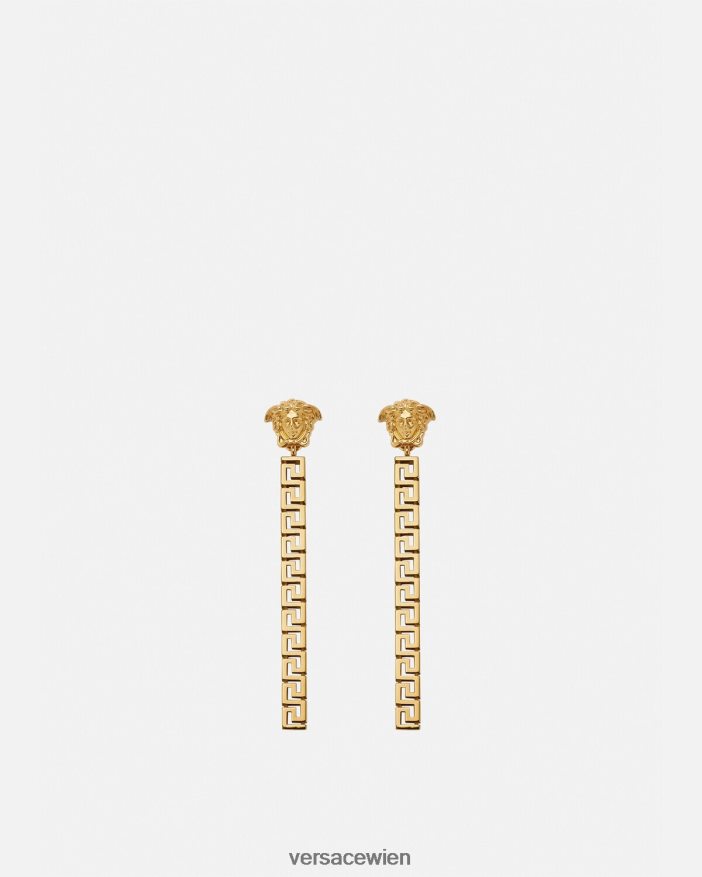 Gold La Medusa Greca-Tropfenohrringe Versace Frauen Zubehör 8N4XJD748