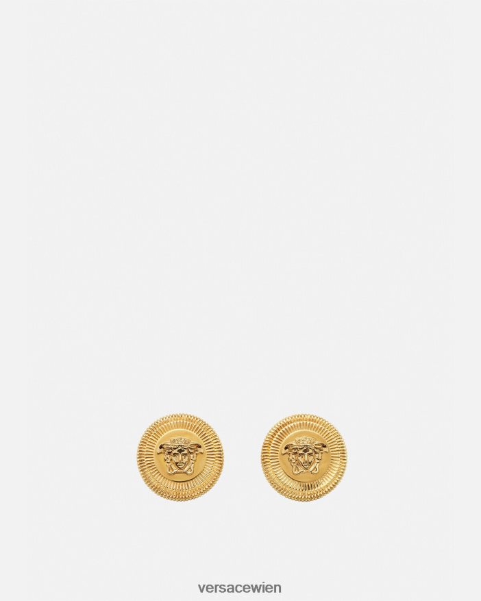 Gold Medusa-Biggie-Ohrringe Versace Frauen Zubehör 8N4XJD845