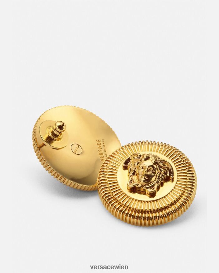 Gold Medusa-Biggie-Ohrringe Versace Frauen Zubehör 8N4XJD845