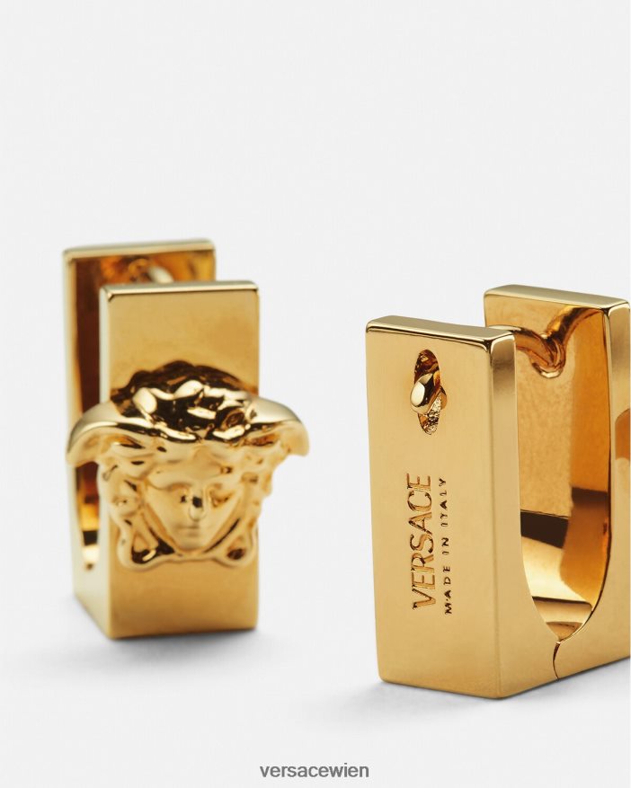 Gold Medusa-Ohrringe Versace Frauen Zubehör 8N4XJD775