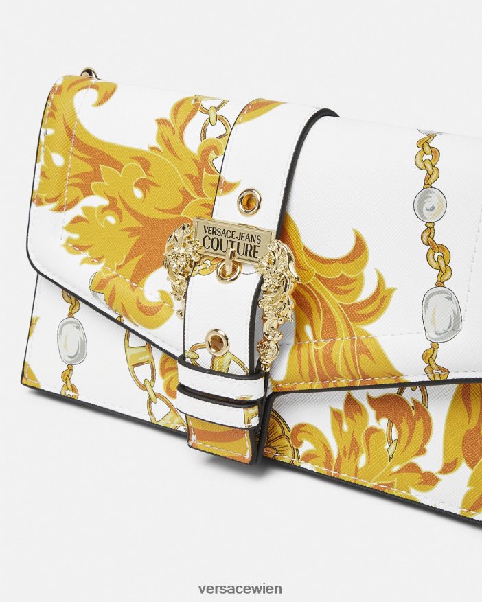 Gold und Weiß Chain Couture Couture1 Umhängetasche Versace Frauen Taschen 8N4XJD2359