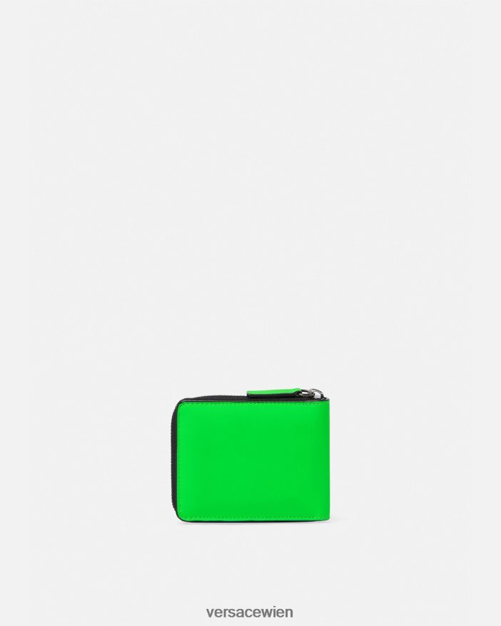 Grün Bifold-Geldbörse mit Medusa-Biggie-Motiv Versace Männer Zubehör 8N4XJD1642