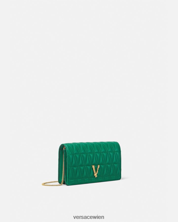 Grün Virtus-Kupplung Versace Frauen Taschen 8N4XJD370