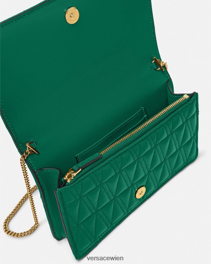 Grün Virtus-Kupplung Versace Frauen Taschen 8N4XJD370