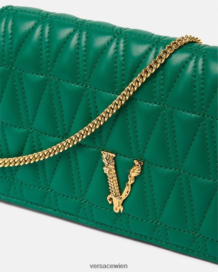 Grün Virtus-Kupplung Versace Frauen Taschen 8N4XJD370