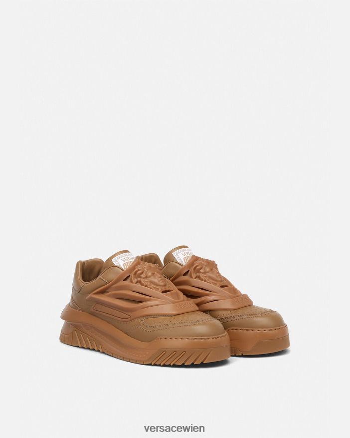 Karamell Odissea-Sneaker Versace Männer Schuh 8N4XJD1522