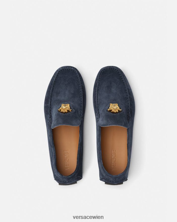 Marine La Medusa-Fahrerschuhe aus Wildleder Versace Männer Schuh 8N4XJD1604