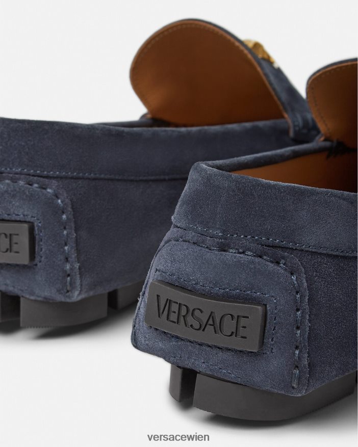 Marine La Medusa-Fahrerschuhe aus Wildleder Versace Männer Schuh 8N4XJD1604