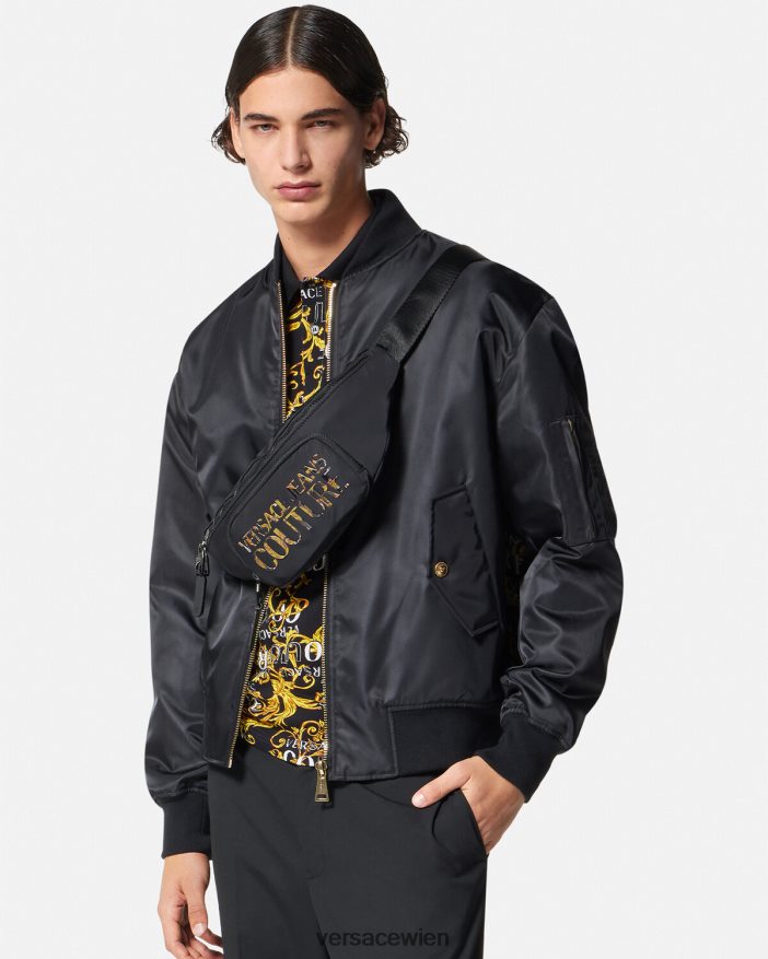 Mehrfarbig Gürteltasche mit Logo Versace Männer Taschen 8N4XJD2493