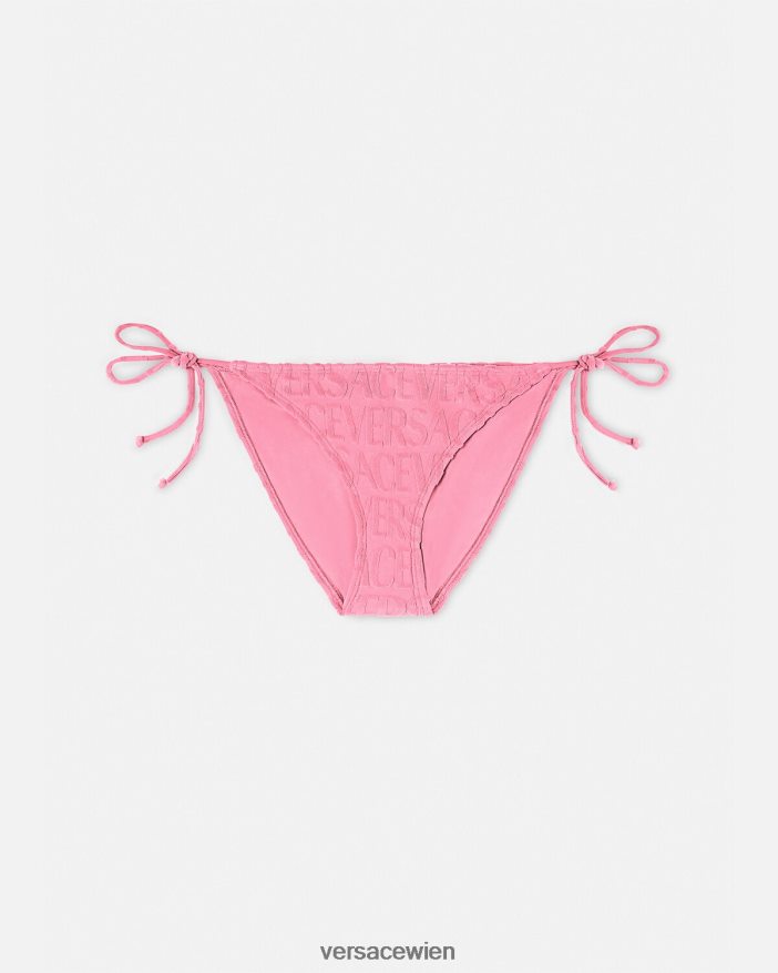 Rosa Allover-Handtuch-Bikinihose Versace Frauen Unterwäsche und Strandbekleidung 8N4XJD1120