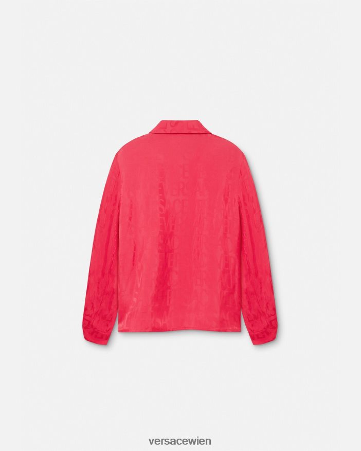 Rosa Allover-Shirt Versace Kinder Kleidung 8N4XJD1976