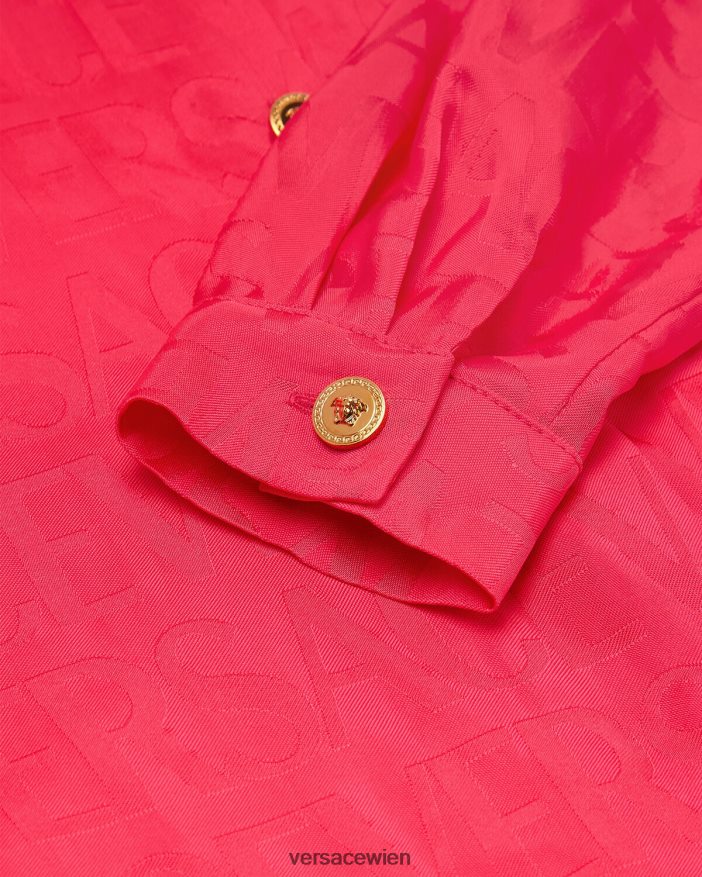 Rosa Allover-Shirt Versace Kinder Kleidung 8N4XJD1976