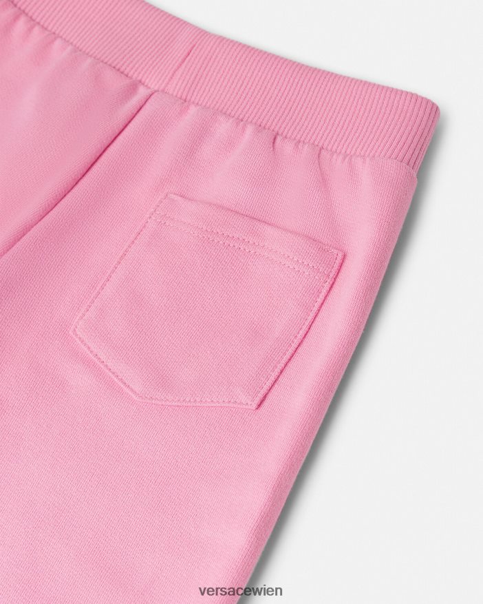 Rosa Baby-Jogginghose mit Sicherheitsnadel Versace Kinder Kleidung 8N4XJD1917