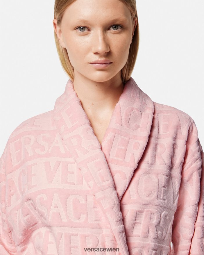 Rosa Ich barocker Bademantel Versace Frauen Unterwäsche und Strandbekleidung 8N4XJD1095