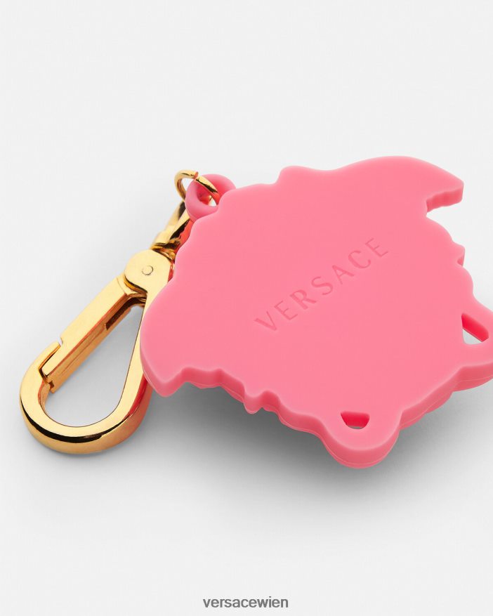 Rosa La Medusa-Schlüsselanhänger Versace Kinder Zubehör 8N4XJD2067