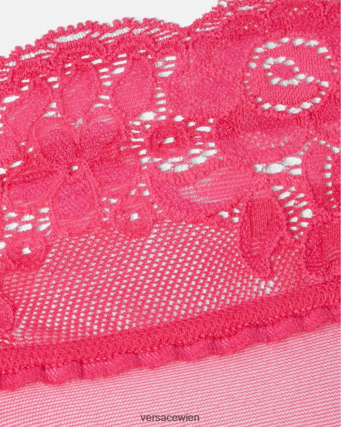 Rosa Spitzenstrümpfe Versace Frauen Unterwäsche und Strandbekleidung 8N4XJD1111