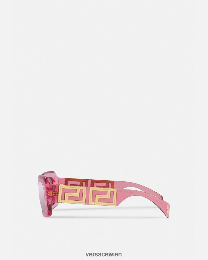 Rosa endlose Greca-Sonnenbrillen Versace Frauen Zubehör 8N4XJD601