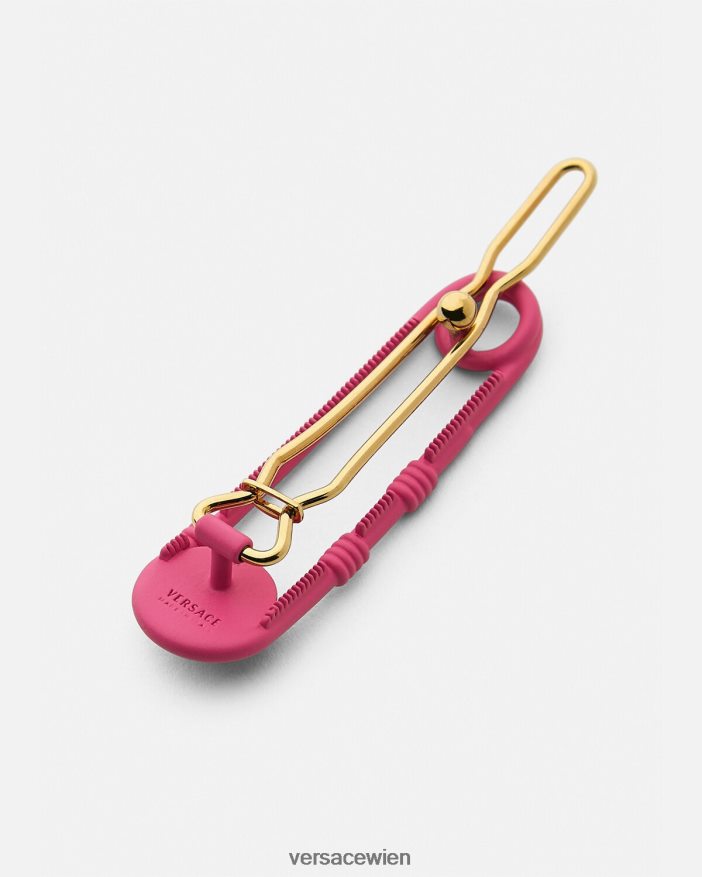 Rosa und Gold Haarspange mit Sicherheitsnadel Versace Kinder Zubehör 8N4XJD2074