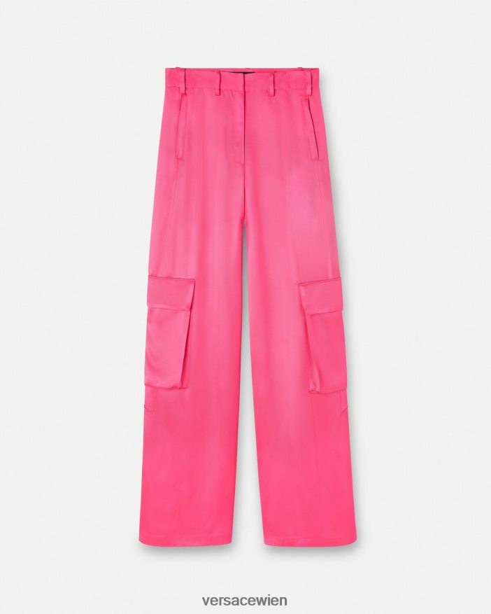 Rosa weite Cargohose Versace Frauen Kleidung 8N4XJD209
