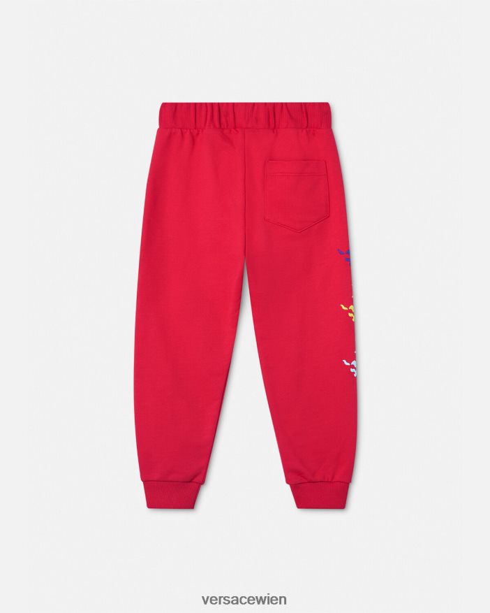 Rot Jogginghose mit Medusa-Sonnenbrille Versace Kinder Kleidung 8N4XJD2138